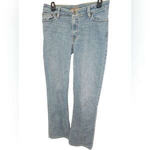 Women Light Wash Bootcut Jean Size:31